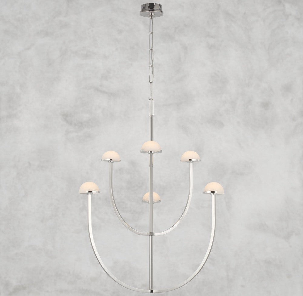Pedra Large Two-Tier Chandelier 40", 52"